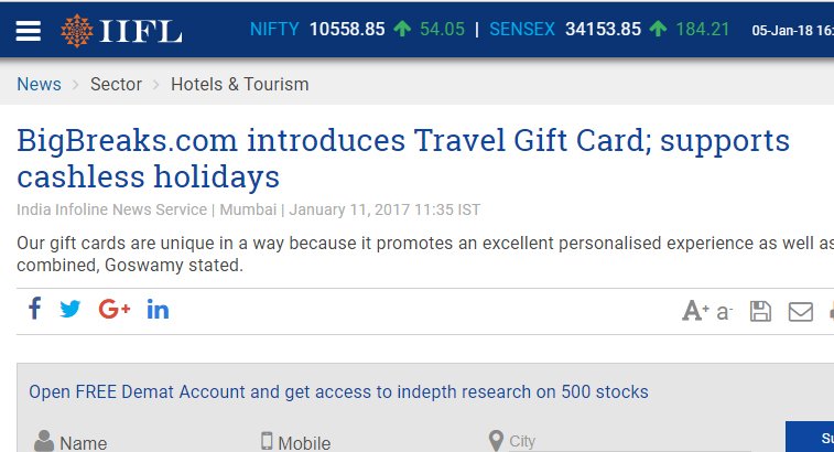 Big Breaks Coverage in IIFL