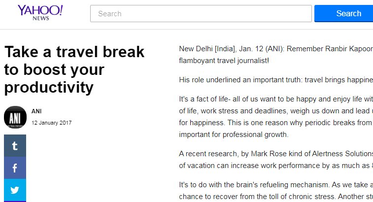 Big Breaks Coverage in Yahoo News