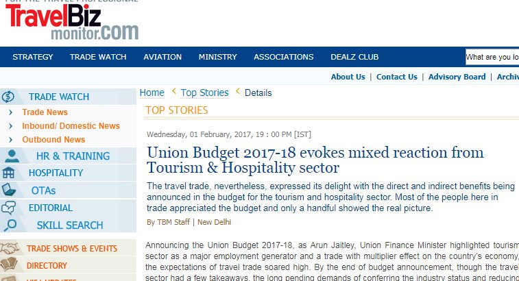 Big Breaks Coverage in Travel Biz