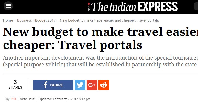 Big Breaks Coverage in Indian Express