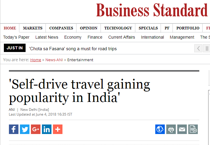 Big Breaks Coverage in Business Standard