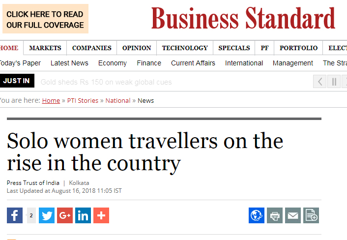 Big Breaks Coverage in Business Standard