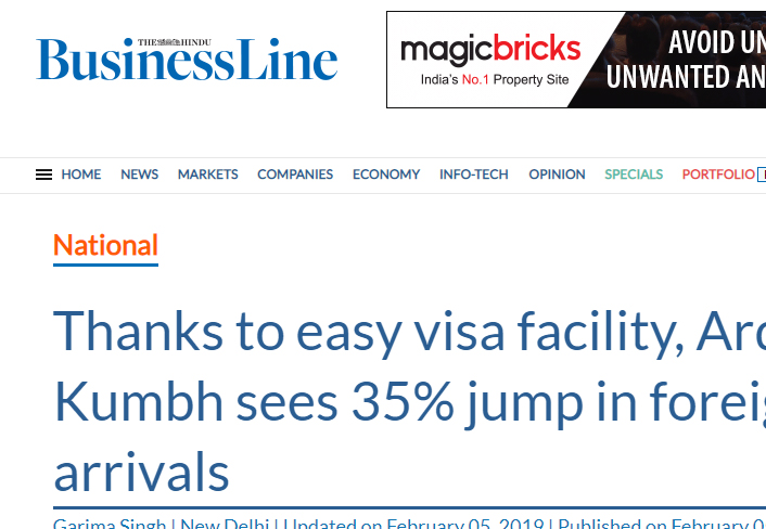 Big Breaks Coverage in Hindu Business Line