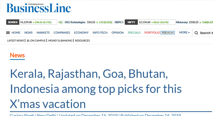 Big Breaks Coverage in Times of India