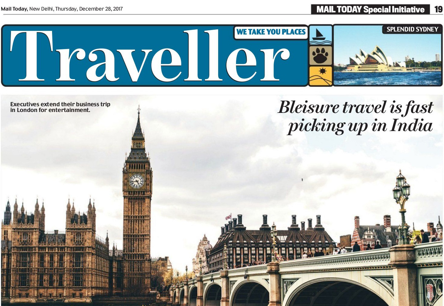 Big Breaks print coverage in Mail Today