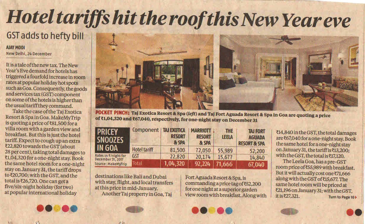 Big Breaks print coverage in Business Standard