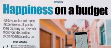 Big Breaks print coverage in Sakal Times