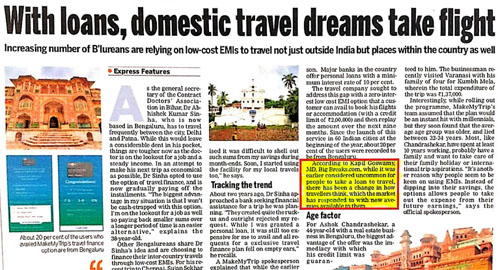 Big Breaks print coverage in The New Indian Express